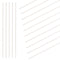 Swpeet 15Pcs Milkly Plastic Rods Assortment Kit, Diameter 4mm Length 250mm Material ABS Round Stick Round Solid Bar DIY Model for DIY Toys Buildin...
