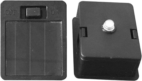 2 Pack Solar Light Replacement Top Parts for Outdoor Hanging Lanterns, Solar Panel Lantern Lid Battery Box Led Lights Bulb Accessories for Garden ...