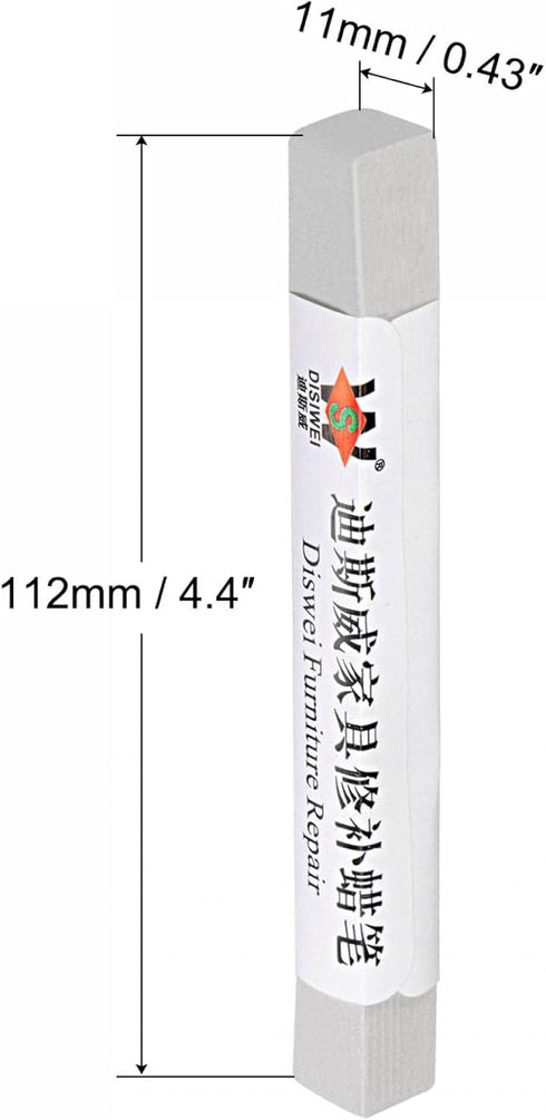 uxcell Furniture Repair Wax Filler Stick, Wood Scratch Filler Crayons Touch Up Repair Pens for Scratches Holes Floor Laminate Carpenters Tables De...