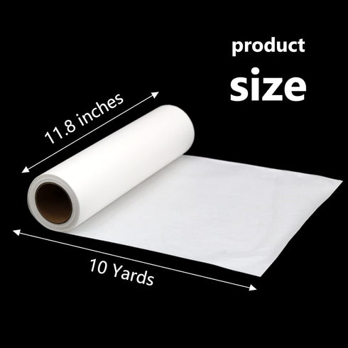 PLANTIONAL Medium Weight Fusible Bonding Web:11.8 inch x 10 Yards Fusible Webbing for Fabric Applique DIY Crafts Supplies...