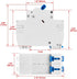 Miniature Circuit Breaker HSB6C, 16Amp Current, 2 Pole, Type C, 6kA Breaking Capacity, DIN Rail Mounting...