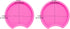 2 Pcs Shiny Mouse Ear Shape Decorative Headband Resin Molds DIY Epoxy Craft Jewellery, Cake Decoration Chocolate Fondant Mould (DY0381+DY0381)...