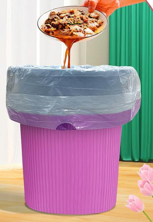 100 Count Drawstring Trash Bags,Cartoon Pattern Thickened Garbage Bags 19.7" x 17.7"Unscented Trash Bags for Kitchen, Bathroom, Office Waste Bin L...