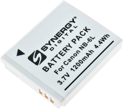 Synergy Digital Camera Battery, Compatible with Minolta MND20 Digital Camera, (li-ion, 3.7V, 1200 mAh) Ultra High Capacity, Replacement for Canon ...
