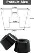 12PCS Cutting Board Feet, 0.47" W x 0.79" H Rubber Feet for Cutting Board with with Steel Matching Screws, Non-Slip Rubber Cutting Board Legs for ...