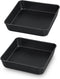 TeamFar Square Cake Pan, 6 inch Small Baking Roasting Pans with Stainless Steel Core & Nonstick Coating, for Making Cakes Brownie Lasagna, Non-tox...