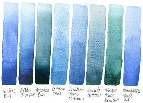Daniel Smith Extra Fine Watercolor 15ml Paint Tube, Manganese Blue Hue (284600051)...