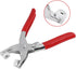 Press Stud Pliers Heavy Duty - 120 Pcs Buttons+1 Pliers+1 Punch Tool 120 Sets Mix Colors Metal Prong Snap Buttons Fasteners Press Studs and Plier ...