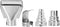 4Pcs Heat G Air Nozzles Electric Kit Accessories Heat G Tools Industrial Tools Shrink Wrap...