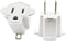 3 Prong to 2 Prong Adapter,YOELVN 3-2 Prong Grounding Outlet Converter, Portable Fireproof 200? Resistant Wall Outlet Plug Adapter,Three Prong Ada...