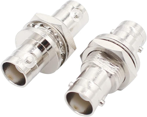 BNC Female to Female Adapter Bulkhead Connector Coax Extension BNC Coupler for CCTV Security Camera System … (4-Pack)...