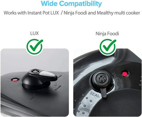 Goldlion Steam Diverter Pressure Release Accessory Compatible with Instant Pot LUX, Ninja Foodi, Crock-Pot Express and Power Pressure Cooker...