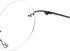 Fuisetaea Round Rimless Frame Reading Glasses for Men Women +2.50 Titanium Alloy Lightweight Readers Eyeglasses...