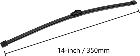 Rear Wiper Blade Compatible with Touareg Cayenne Audi A1 SQ7 Q5 SQ5 A4 Allroad 2009 2010 2011 2012 2013 2014 2015 2016 2017 2018 2019 2020, 14 Inc...