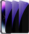 3 Pack Anti-Blue Privacy Tempered Glass Suit for iPhone 14 Pro Anti-Spy Screen Protector Anti-Peeping Film 9H Hardness Anti-scratch 6.1 inch (Blue...