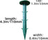 4.3-Inch High Plastic Strength Anchors Landscape Anchoring Spikes - 60 Pieces Garden Stakes, for Landscape Edges, Fixed Fences, Lawns, Tarpaulins,...