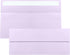 100 Pack Light Purple #10 Business Envelopes, Standard Envelopes Self Seal, 4 1/8 x 9 1/2 Inch Letter Size Business Mailing Envelopes for Checks I...