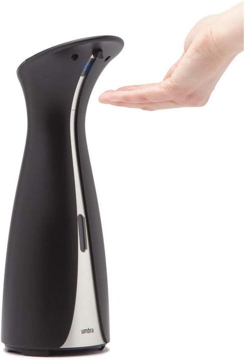 Umbra Otto Automatic Soap Dispenser Touchless, Hands Free Pump for Kitchen or Bathroom, 8.5 oz, Black...
