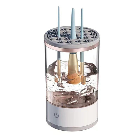 Brushly Pro Cosmetic Brush Cleaner,Brushy Makeup Brush Cleaner, Automatic Spinning Makeup Brush Cleaner For For All Size,Upgraded Electric Makeup ...