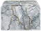 Golden Grey Marble Slice Toaster Cover, Marbles Painting Washable Polyester Toaster Cover, Modern Arts Quilted Toaster Cover Bread Maker Cover - S...