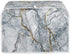 Golden Grey Marble Slice Toaster Cover, Marbles Painting Washable Polyester Toaster Cover, Modern Arts Quilted Toaster Cover Bread Maker Cover - S...