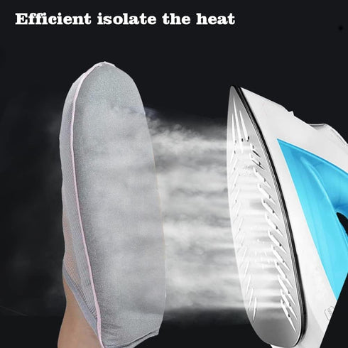 Garment Steamer Ironing Gloves, Anti Steam Handheld Ironing Pad, Heat Resistant Garment Steamer Mitt, Durable Protective Ironing Glove for Garment...