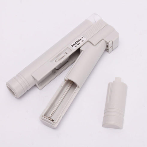 Pocket LED Illuminated Light 40X Microscope Magnifier Magnifying Loupe with Scale...