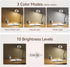 LED Desk Lamp Clip on Light with 3 Color Modes 10 Brightness Ring/Clamp Light 360° Flexible Gooseneck Dimmable Eye Protection Desk Light Desk Lamp...