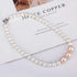 Pink White Shell Pearl Handmade Earrings Necklace Bracelet Jewelry Set for Women...