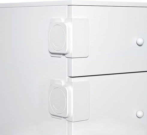 Cabinet Lock Latch - Baby Proofing Cabinet Locks for Child Safety for Cabinet Doors, Fridge, Drawers, Toilet Seat, Dishwasher, Cupboard - No Drill...