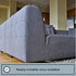 Heavy Duty Couch Connector for Sectional Sofa- (4Pack) Easy Install & Uninstall for Furniture Sliding & Gaps No Tools Required - Universal Furnitu...