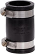 Fernco 1056-125 1-1/4-in. Flexible PVC Pipe Coupling for Cast Iron and Plastic Plumbing Connections, 2-Pack...