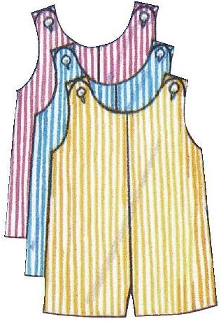 BUTTERICK PATTERNS B5625 Infants' Romper, Jumper, Panties and Hat, Size LRG (L-XL)...