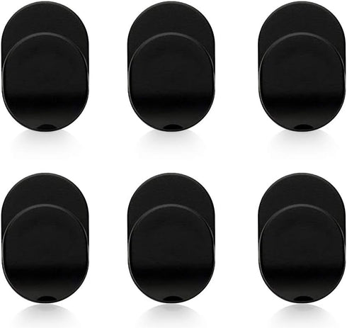 Sonku 6 Piece Ring Hook Mount Accessories, Upgrade Version Phone Mount Hook for Universal Cellphone Finger Ring Holder Grip Stand - (Black)......