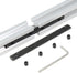 10PCS Black Straight Line Inside Connector Joint Bracket Length 3.9 Inch with M5 Screws for 6mm T Slot Aluminum Extrusion Profile 2020 Series...
