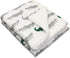 Lush Decor 16T000550 Alligator Sherpa Throw, 60" x 50", Gray/Green...