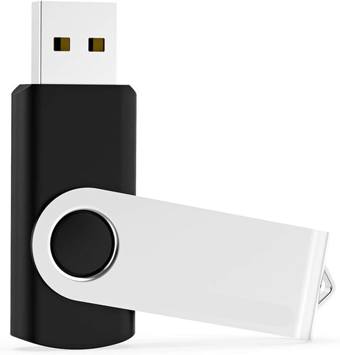 10 Pack 128MB USB Flash Drive Bulk Pack, Bulk USB 2.0 Flash Drives Thumb Drive Swivel Memory Stick Jump Drive Pen Drive Zip Drive...