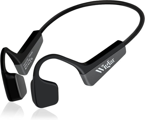 Bone Conduction Headphones Premium Open-Ear Wireless Bluetooth Sport Headphones with Microphones, Sweatproof Waterproof Wireless Earphones for Run...