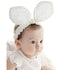 RQJ Baby Girls Rabbit Headband Bunny Ear Headwear Kids Hair Band Headwrap(white)...