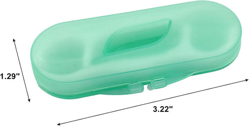 Travel Dental Floss Picks Professional Teeth Cleaning Tool Portable Flosser Dispenser with Toothpicks Includes 2 Storage Cases(20Pcs)...