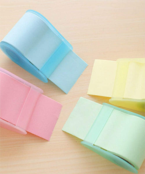 Full Adhesive Roll Sticky Notes, Self-Stick Notes,Width x Length 2 x 300 Inches, 4 Rolls/Pack (Four Colors with Dispensers)...