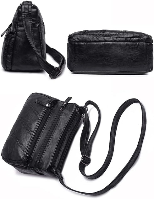 Crossbody Bags for Women Waterproof Shoulder Bag Messenger Bag Casual PU Leather Ladies Purse Handbag Cross Body Hand Bag...