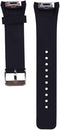 1PC Large Watch Band/Strap for Samsung Gear S2 Smartwatch Band Replacement Accessories with Metal Clasps Watch Strap/Wristband Silicone (Black)...