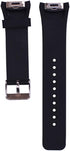 1PC Large Watch Band/Strap for Samsung Gear S2 Smartwatch Band Replacement Accessories with Metal Clasps Watch Strap/Wristband Silicone (Black)...