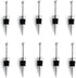 10Pcs Wine Stoppers for Wine Bottles, ENLAYER Stainless Steel Wine Saver Bottle Stopper, Reusable Wine Corks for Beverage, Silicone Wine Stopper F...