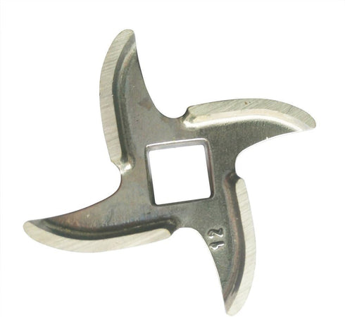 2 Pcs #12 Meat Grinder Blade Stainless Steel Knife Cutter Replacement for Grinders, Please check the size and shape...