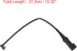 X AUTOHAUX 1781726 Front Brake Pad Electronic Wear Sensor Brake Pad Wear Indicators for Ford TRANSIT Box 2013-2019...
