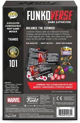 Funko Funkoverse Marvel 101 Thanos Light Strategy Board Game - Ages 10+, 2-4 Players, Collectible Vinyl Figure...