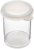 KINGART Clear Multi-Purpose Plastic Storage Cups with Removable Lid for Paiint, Art and Crafts Supplies, Set of 14 in 2 sizes...