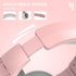 Headphones with Microphone Surround Sound Active Noise Canceling Pink Wired Gaming Headphones - 3.5mm Audio Jack Stereo Headset for PC, PS4, PS5, ...